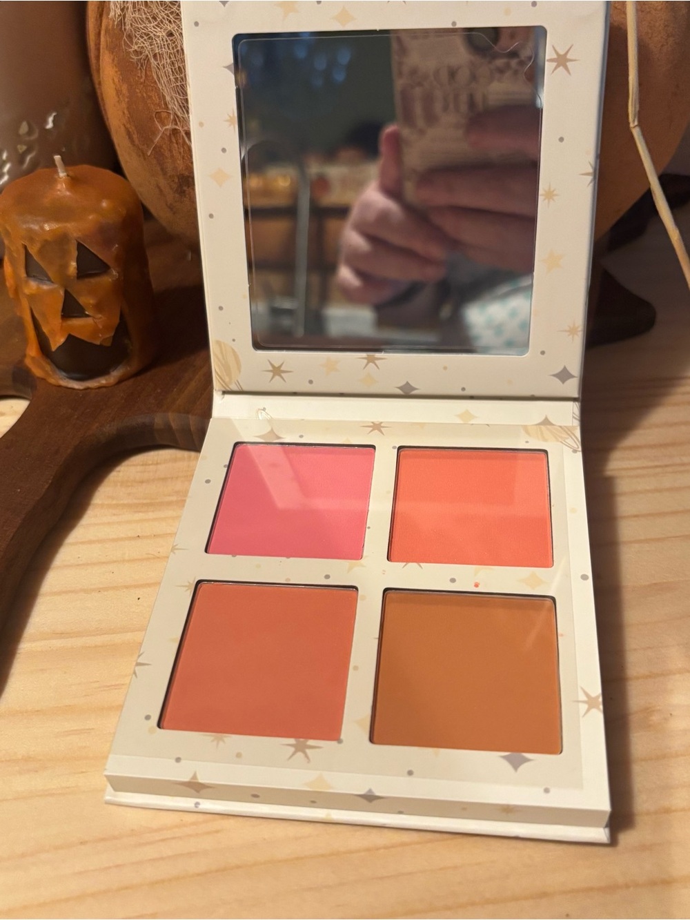 Cream Blush Quad Palette — Pink, Coral, Peach, Tan